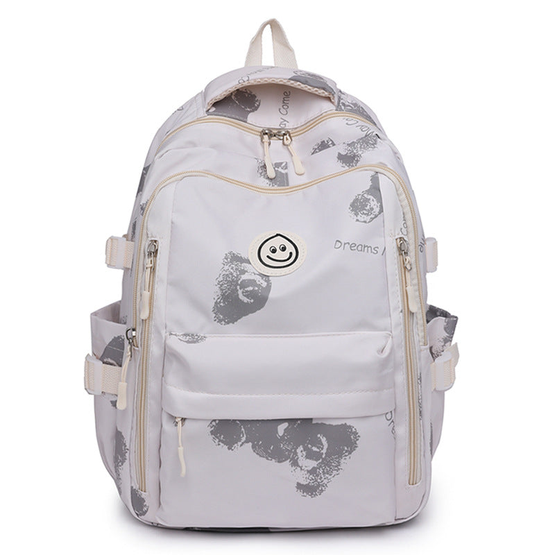 Fashion smiley face schoolbag backpack