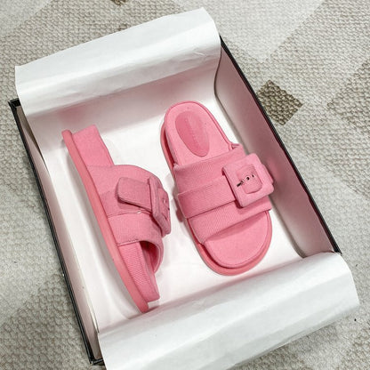 Platform slippers women's fashion