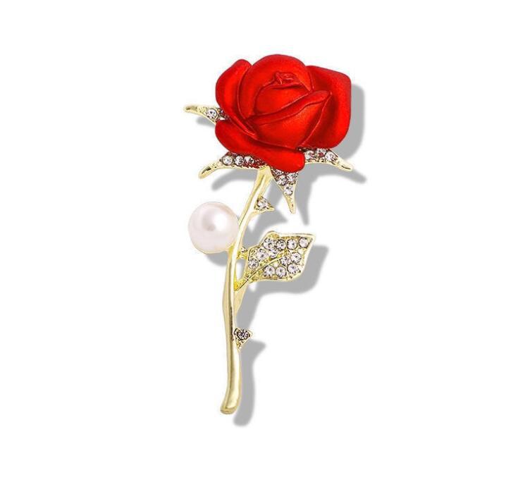 Rose Tulip Brooch