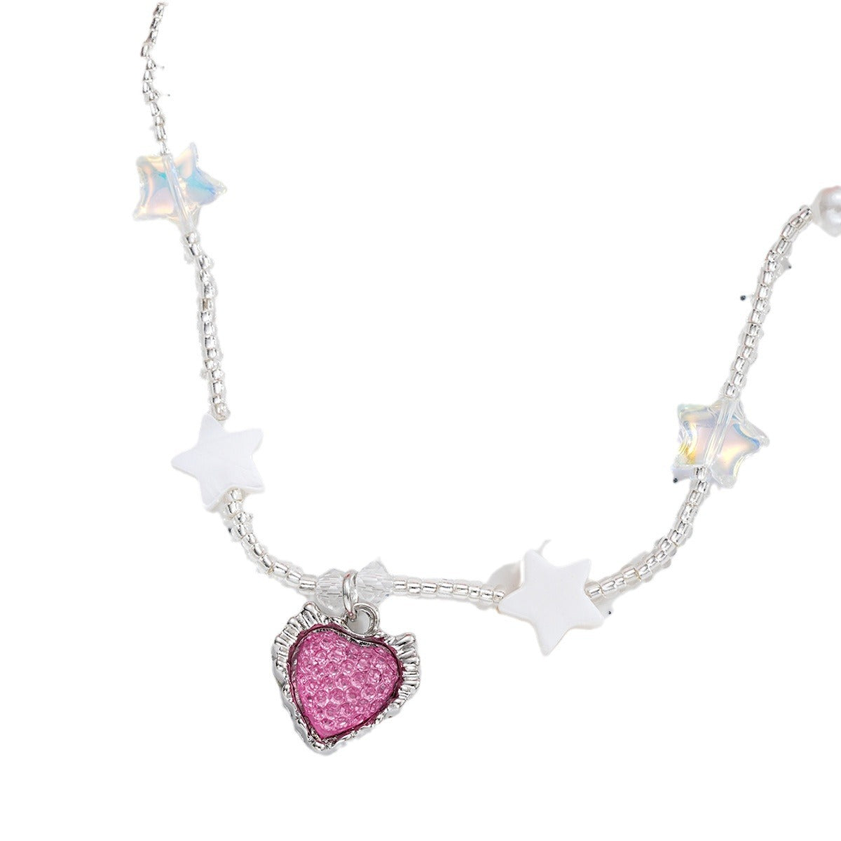 Lovely Princess Style Heart Necklace