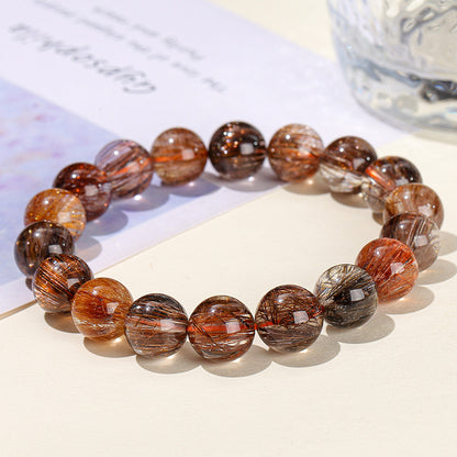 7A Natural Shunfa Color Hair Crystal Bracelet