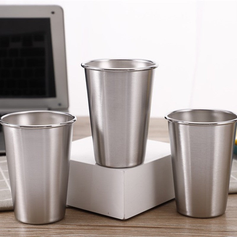 Single layer 304 stainless steel beer cup