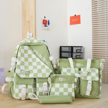 Handbag backpack bag 4 piece set school bag