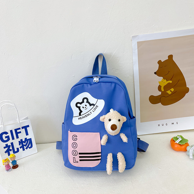 Korean version of bear primary school student backpack