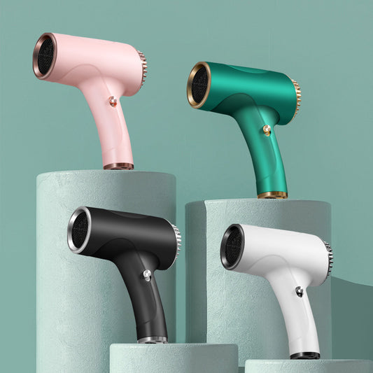 Hot and cold wireless charging hair dryer