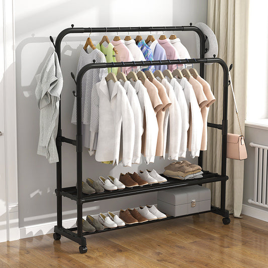 Clothes Rack Floor Standing Simple Clothes Drying Pole