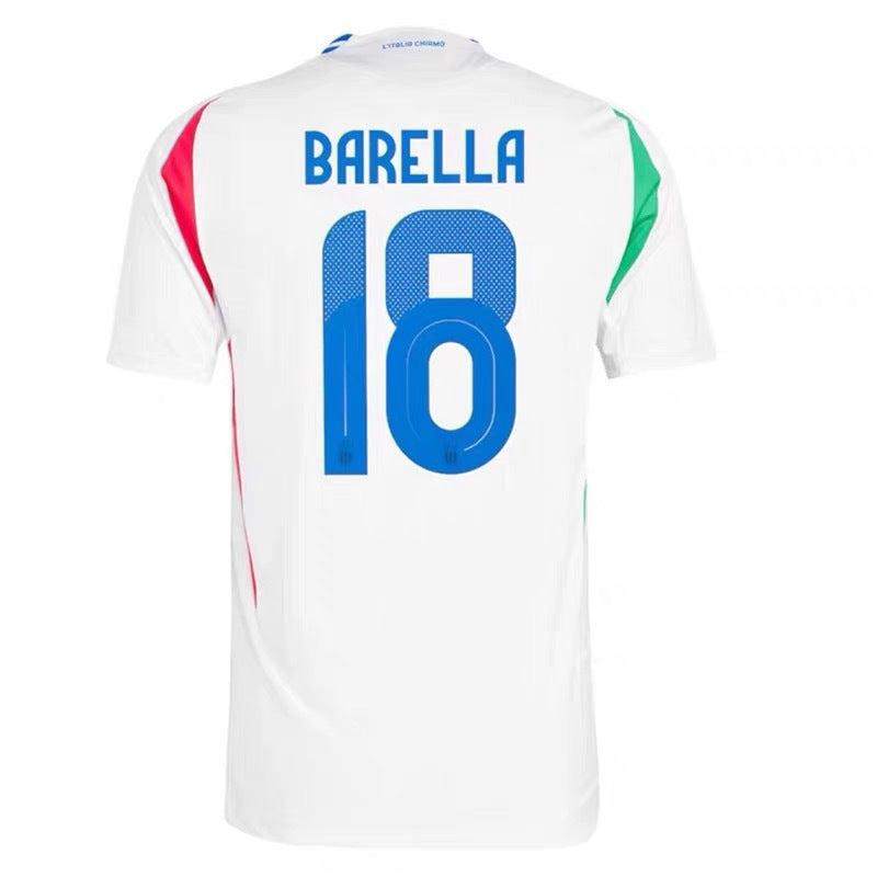 Eurocopa 2024 Italia Local Visitante Camiseta Chiesa Barella Frattesi 