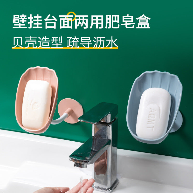 Bendable No-Drill Wall-Mounted Soap Holder