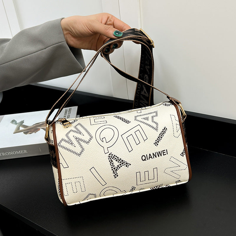 Fashion printed shoulder bag