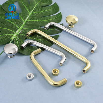 Cabinet door brass long handle