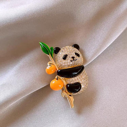 Red Panda Brooch