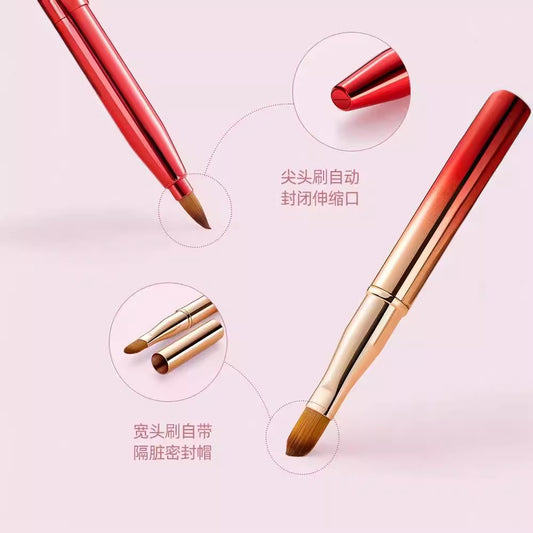 Colorful Retractable Dual-Ended Lip Brush