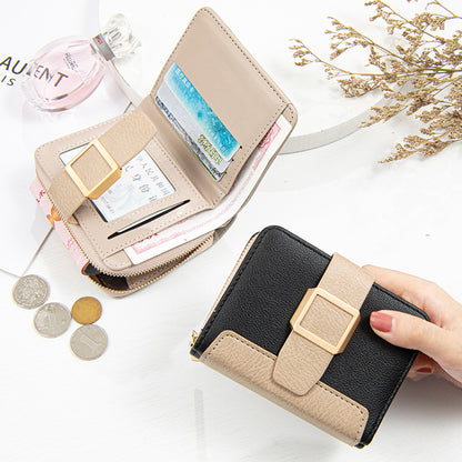 Wallet women's short Korean version