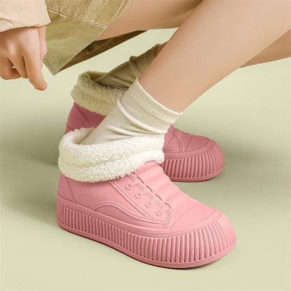 Height-increasing rain shoes for women