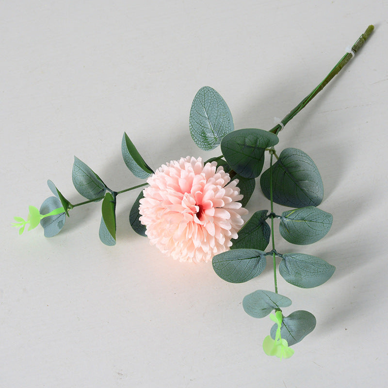 Simulation dandelion table tennis chrysanthemum eucalyptus bouquet