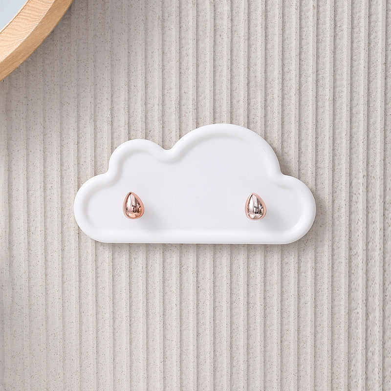 Cloud Double Hook No-Drill Wall Mount