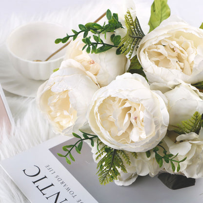 Artificial Peony Bouquet