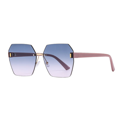 Frameless Sunglasses Women Korean Retro UV Protection