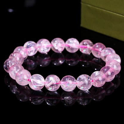 Pulsera de cristal arcoiris con forma de palomitas de maíz 