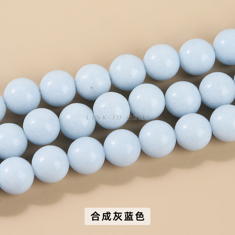 Luminous stone loose beads fluorescent stone beads