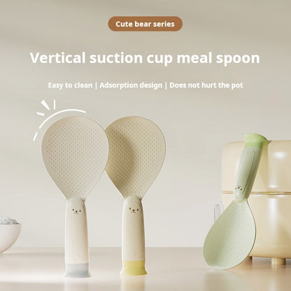 Suction Cup Stand-Up Bear Rice Spoon