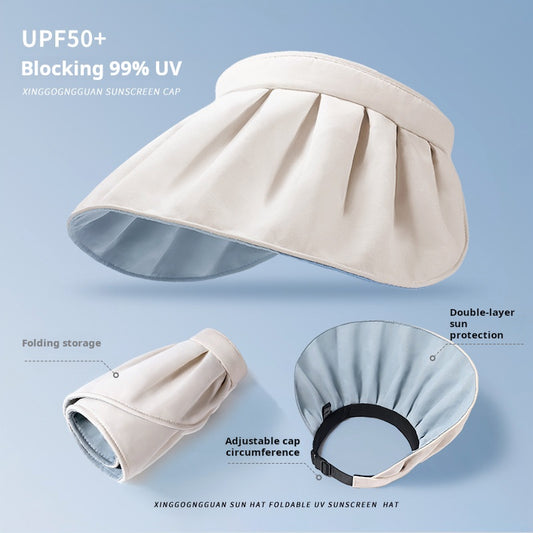 Roll-Up Shell Sun Hat UV Protection