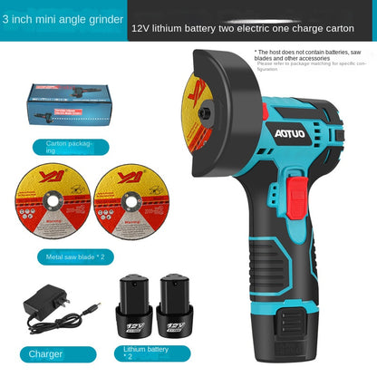 New lithium battery 3 inch angle grinder, grinder, small angle grinder mini, handheld grinder, power tools