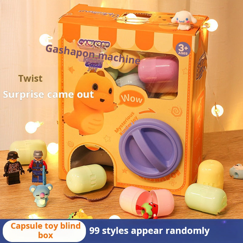 Mini Claw Machine Toy Blind Box Egg Set Kids Gift