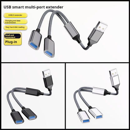 Multiport USB Type-C hub with charger, compatible with Apple 15