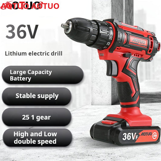 Lithium Rechargeable Drill, Cordless Screwdriver