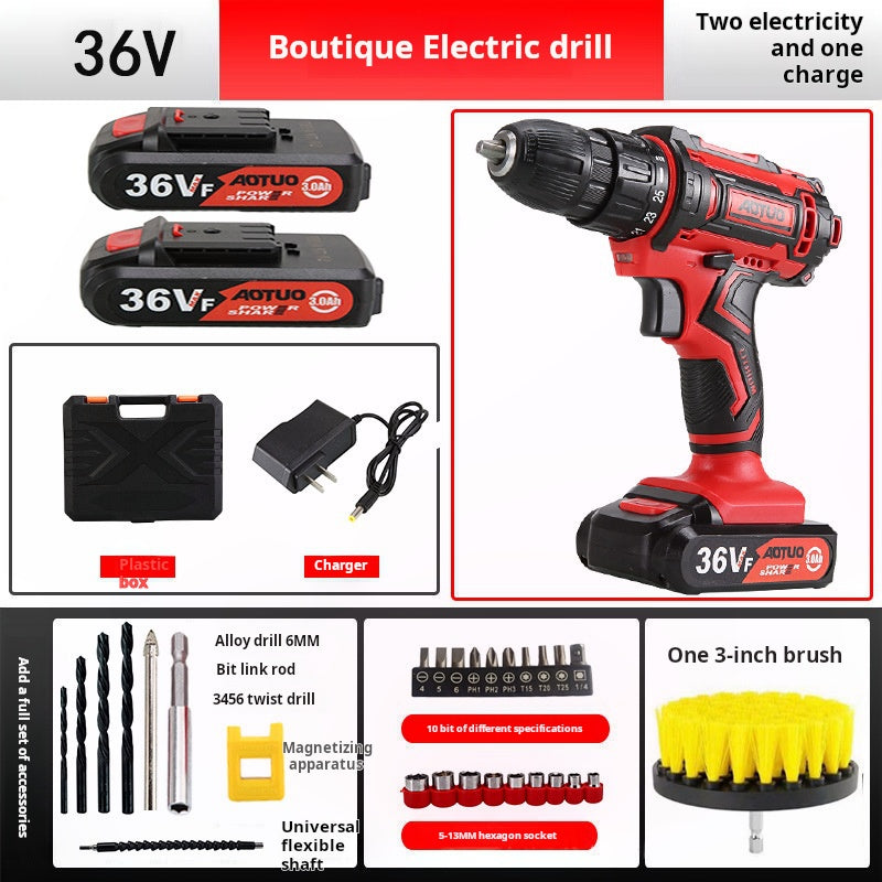 Lithium Rechargeable Drill, Cordless Screwdriver