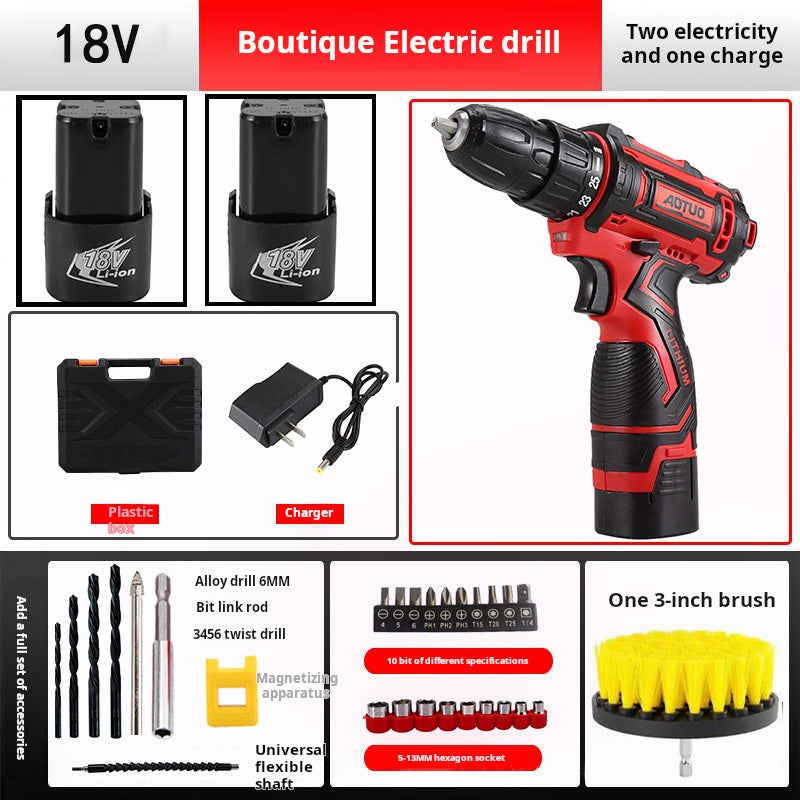 Lithium Rechargeable Drill, Cordless Screwdriver