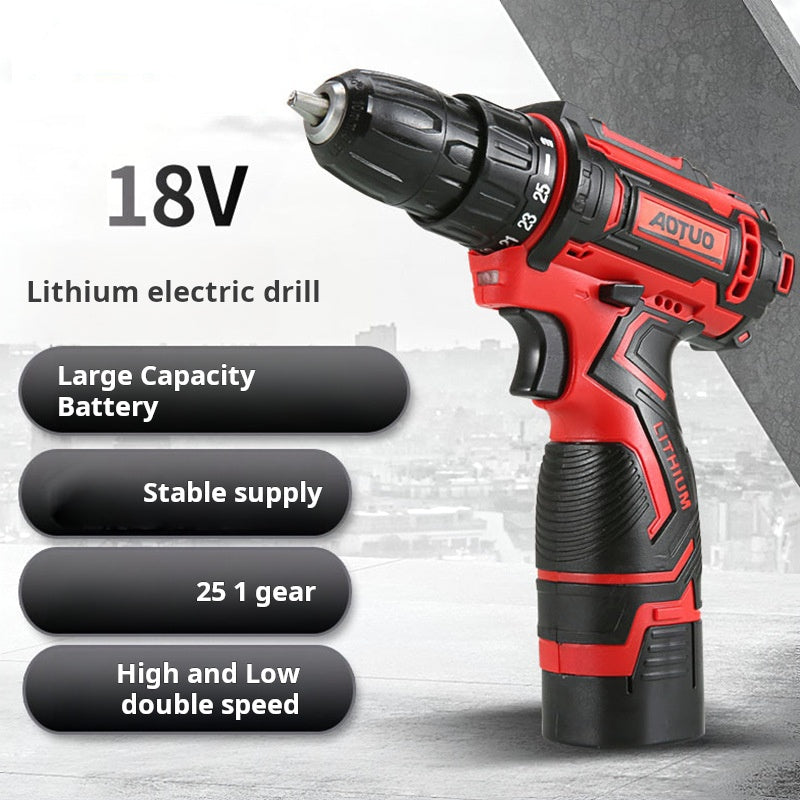 Lithium Rechargeable Drill, Cordless Screwdriver