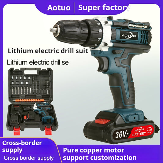 Home Lithium Drill Set Cordless Screwdriver