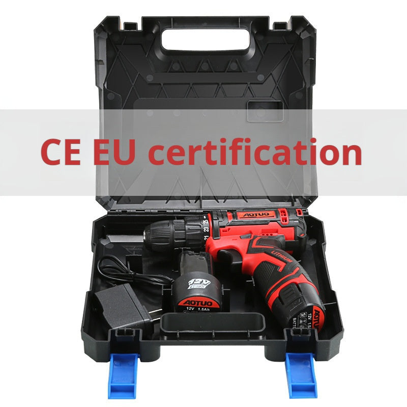 36V Cordless Drill Toolbox Set Portable Lithium Drill