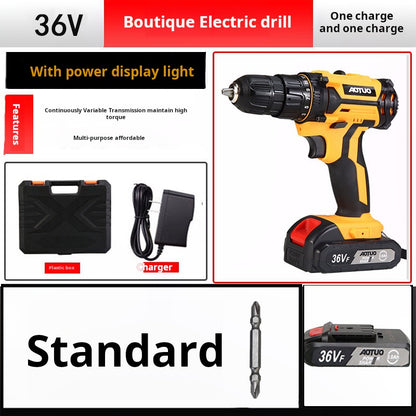 Cordless Lithium Drill Electric Screwdriver Set