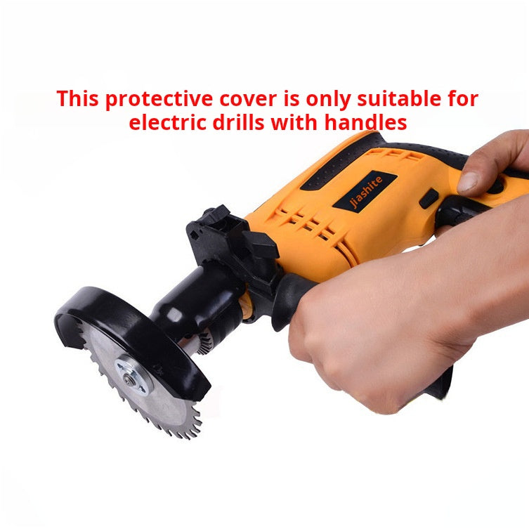 Drill Safety Shield Grinder Cutting Protection Base