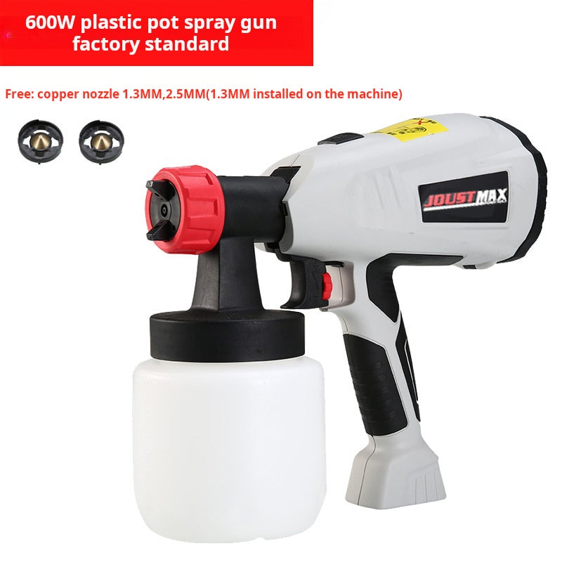 Aluminum Pot Paint Spray Gun Large Latex Chocolate DIY