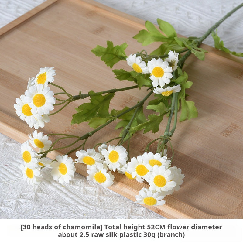 White artificial flowers