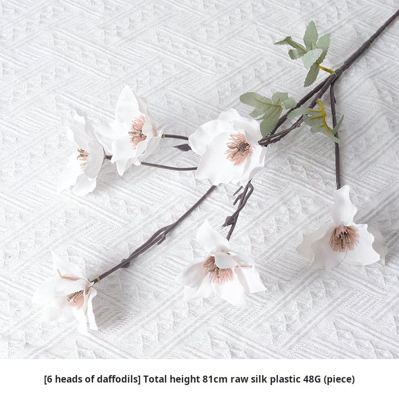 White artificial flowers