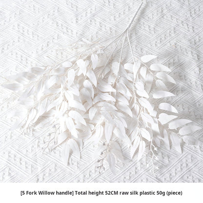 White artificial flowers