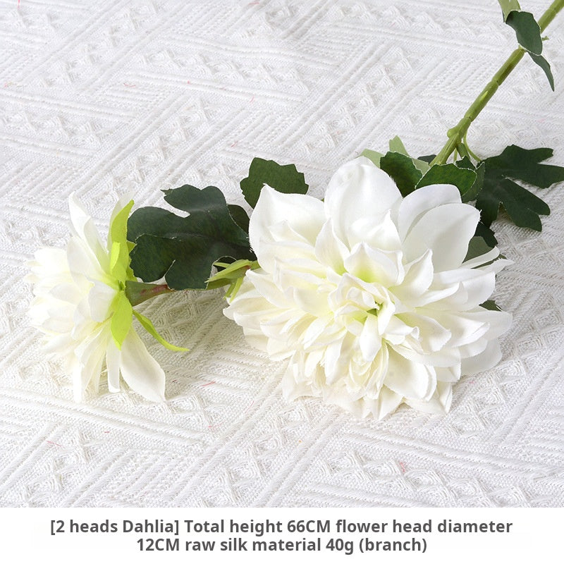 White artificial flowers