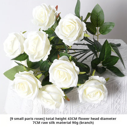 White artificial flowers