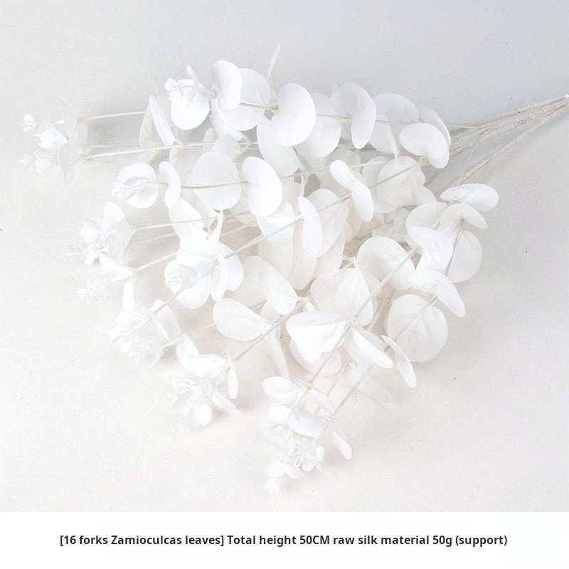 White artificial flowers