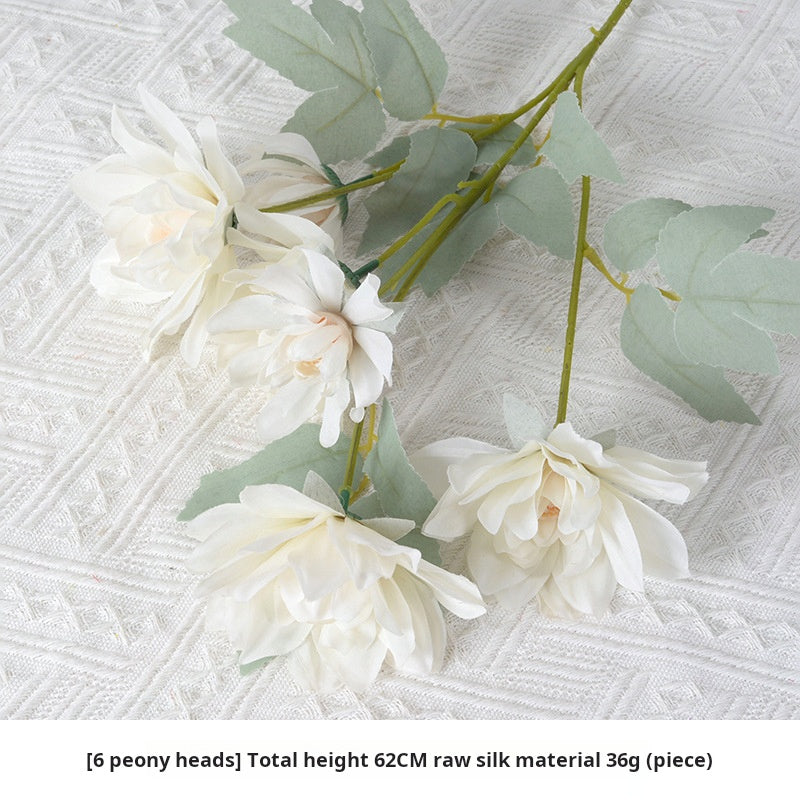 White artificial flowers