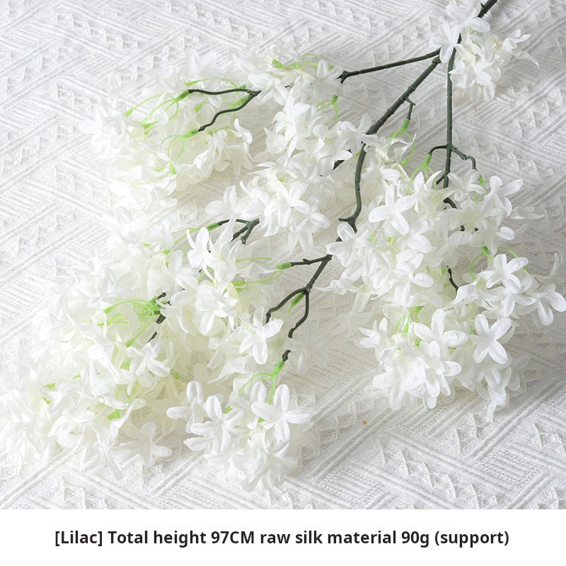 White artificial flowers