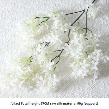 White artificial flowers