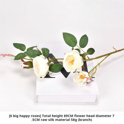 White artificial flowers