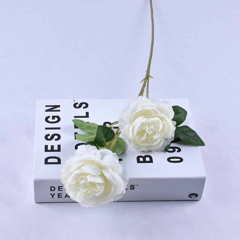 White artificial flowers