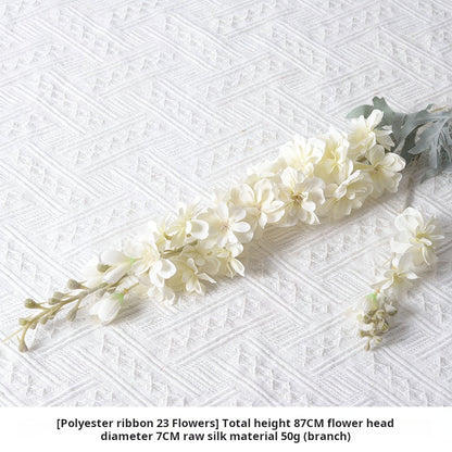 White artificial flowers